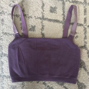 Forever 21 Ribbed Purple Bralette